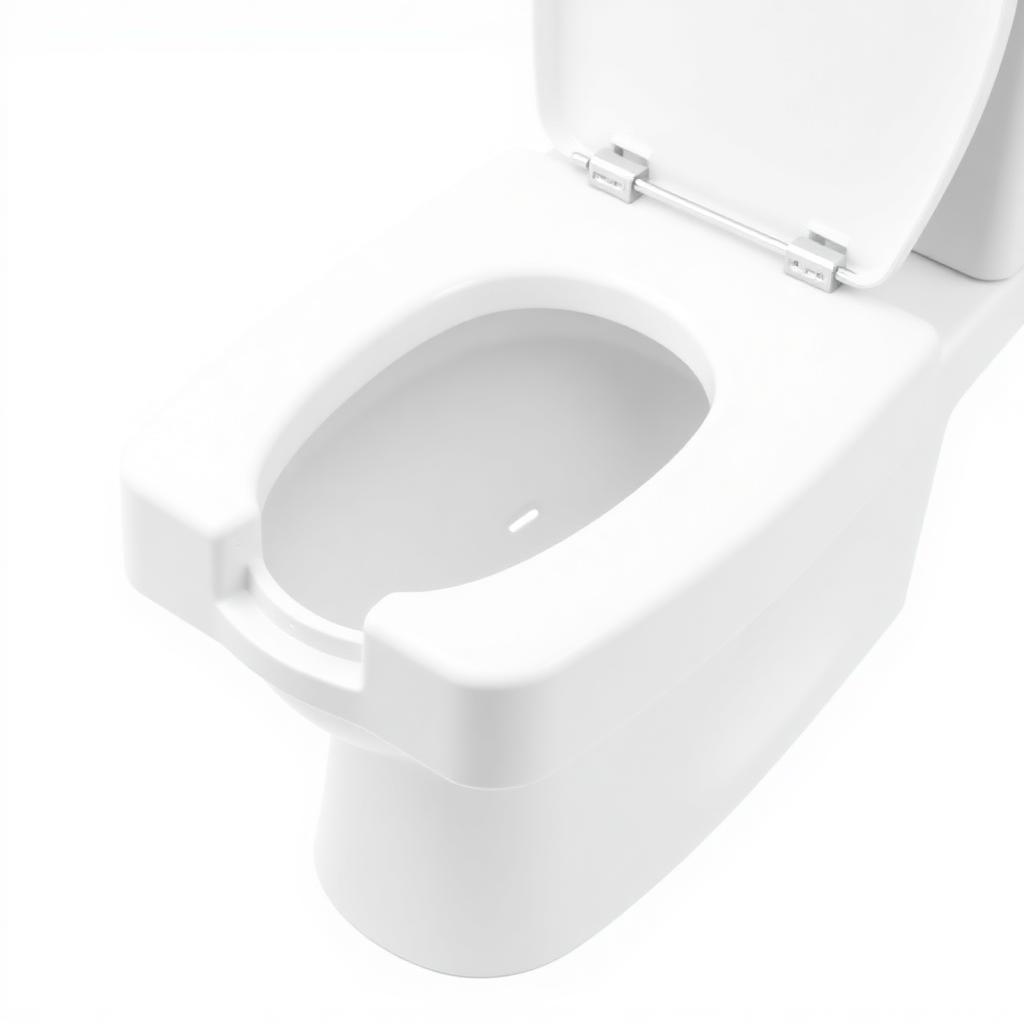 Raised Toilet Seat with Lock