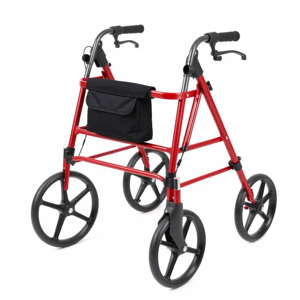 4-Wheel Rollator Walker with Seat