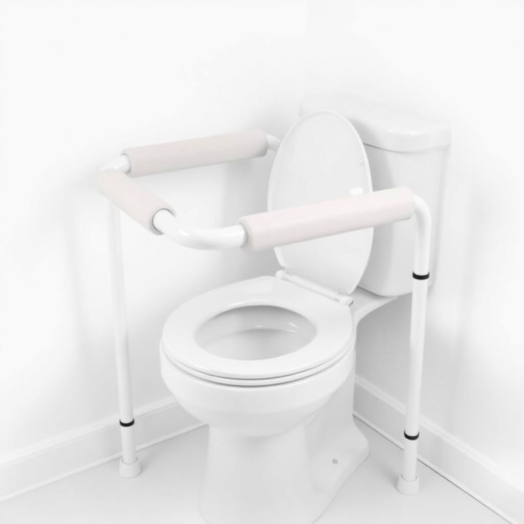 Toilet Safety Frame with Padded Arms